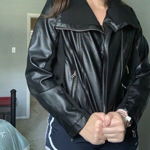 NWT Black Leather Jacket